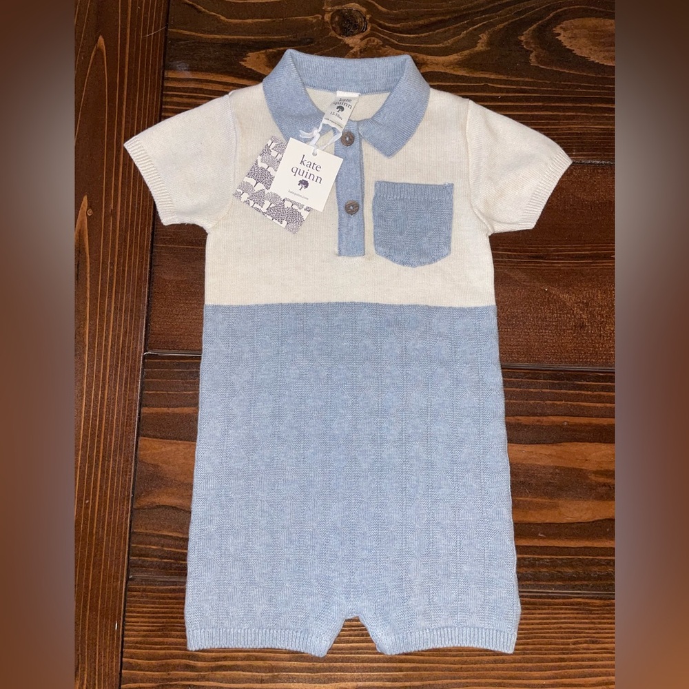 Kate Quinn Baby Boy Romper  size 12-18 months